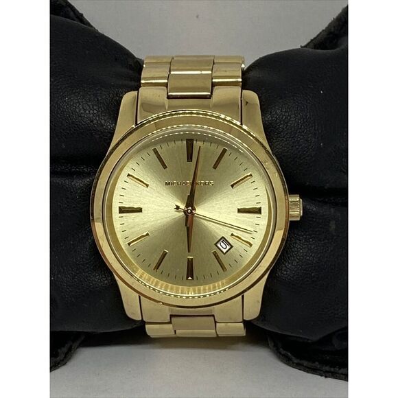 Michael Kors MK5160 Women\'s Gold Stainless Steel Analog Dial Quartz Watch JK440
